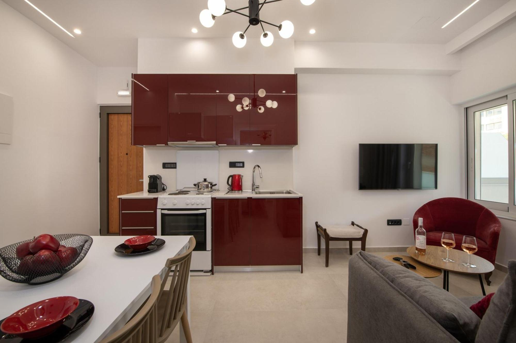 Cherry Central Luxury Suites Hriszí Aktí Haniá Kültér fotó